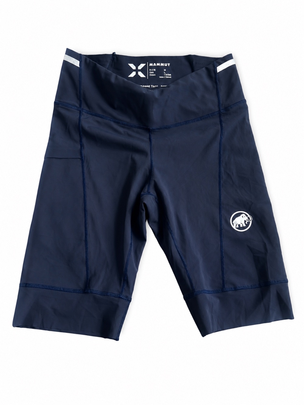 Mammut Navy Compression Cycling Shorts with White Logo